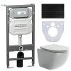 Унитаз с инсталляцией Сет 4 в 1 Ceramicanova CN3009_1002B_1000