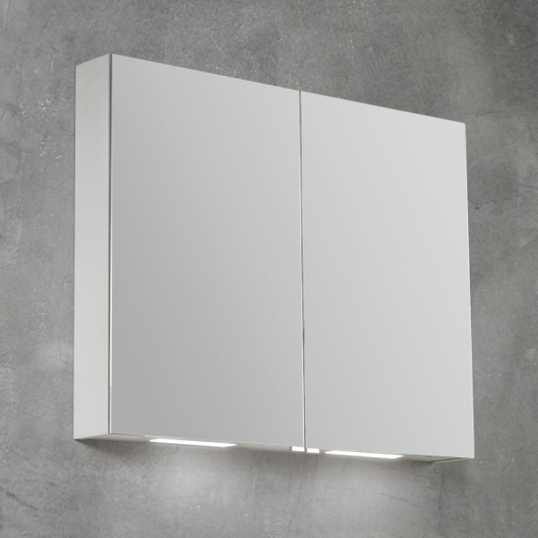 Фото зеркальный шкаф belbagno 80 см spc-2a-dl-bl-800