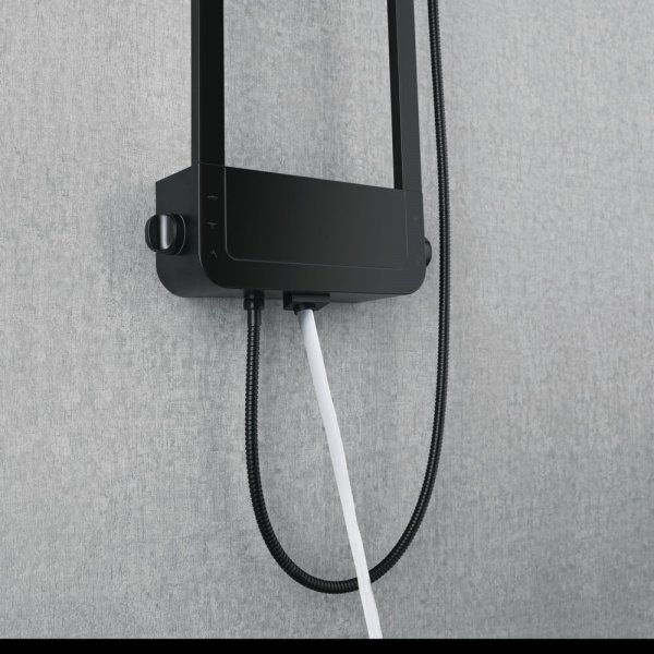 Фото душевая панель black&white seasons w1020 velvet black 1020w0