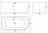 Фото акриловая ванна sancos veneto l 170x80 см fb11