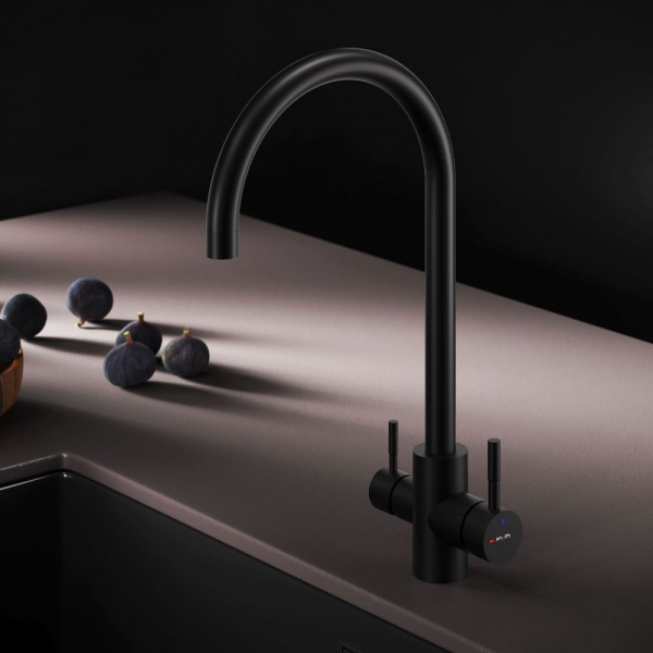 Фото смеситель для кухни am.pm x-joy s f85b07605