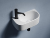 Фото раковина подвесная ceramicanova element 40.8 см, цвет: белый cn6066r