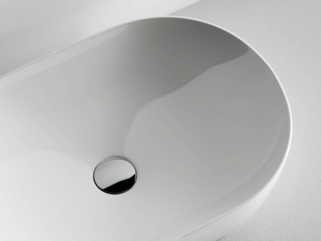 Фото раковина накладная ceramicanova element 60 см, цвет: белый cn5009