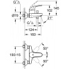 Фото смеситель для ванны grohe euroeco 32743000