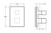 Фото встраиваемый термостатический смеситель jacob delafon modulo e75391-cp