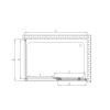Фото душевое ограждение vincea soft 100x160 см  vsr-3so1016cl