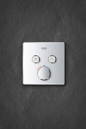 Фото встраиваемый термостатический смеситель для душа grohe grohtherm smartcontrol 29124000