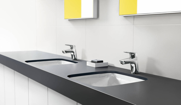 Фото смеситель для раковины hansgrohe logis 71070000