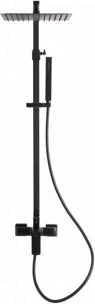 Фото душевая стойка allen brau infinity 5.21012-31 черный матовый