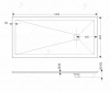 Фото поддон rgw st-g 70x130 см 16152713-02