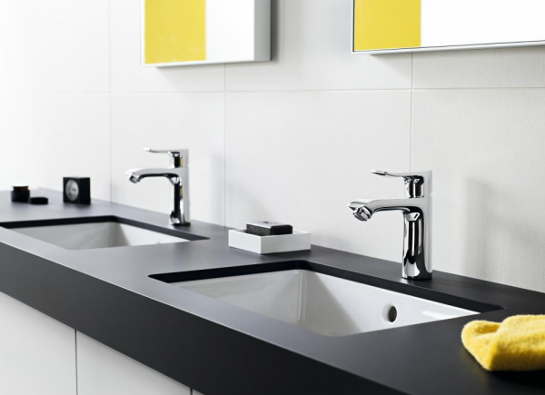 Фото смеситель для раковины hansgrohe metris 31080000
