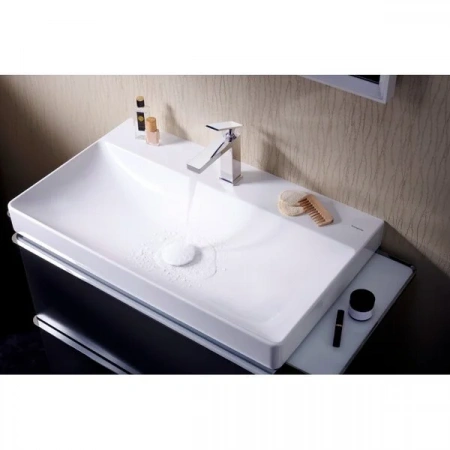 Фото смеситель для раковины hansgrohe tecturis e 73011000
