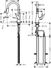 Фото смеситель для кухонной мойки hansgrohe talis classic 73851800