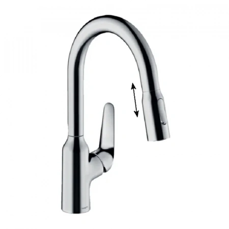 Фото смеситель для кухонной мойки hansgrohe focus 71801000