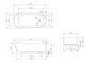 Фото ванна из полиэфирной смолы abber kristall 170x80 см at9706emerald зеленая