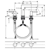 Фото смеситель для раковины hansgrohe finoris 76033670