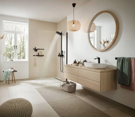 Фото душевая стойка hansgrohe pulsify 24241670