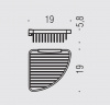 Фото полка-сетка подвесная colombo design complementi b9649