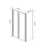 Фото душевой уголок vincea garda 90x80 см vsr-1g8090cl