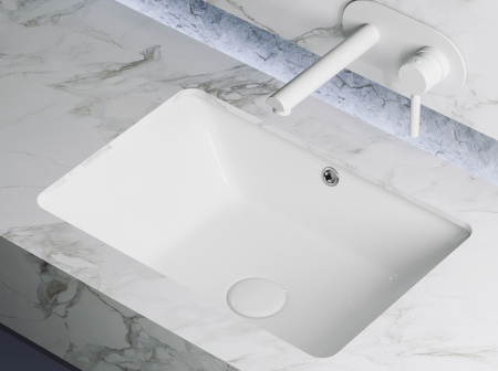 Фото раковина встраиваемая ceramicanova element 55 см, цвет: белый cn6045