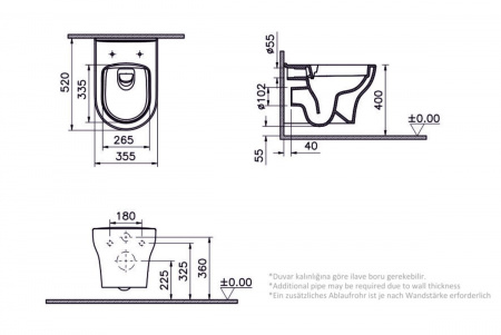 Фото подвесной унитаз vitra zentrum round 7786b003-0075