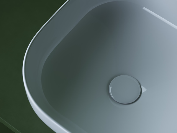 Фото раковина накладная ceramicanova element 38 см, цвет: белый cn5032