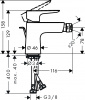 Фото смеситель для биде hansgrohe talis select e 71720000