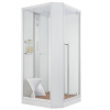 Душевая кабина Orans SR-89101RS White, Long door handle 100x100 см