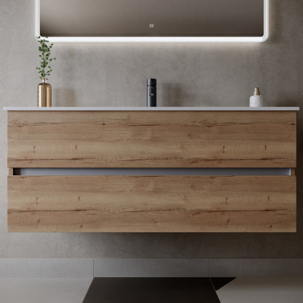 Фото тумба под раковину sancos urban 120 см, цвет: дуб галифакс натуральный ur120-1eg