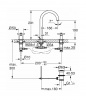 Фото смеситель для раковины grohe atrio new 20008003, цвет: хром