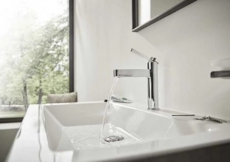 Фото смеситель для раковины hansgrohe finoris 76010000