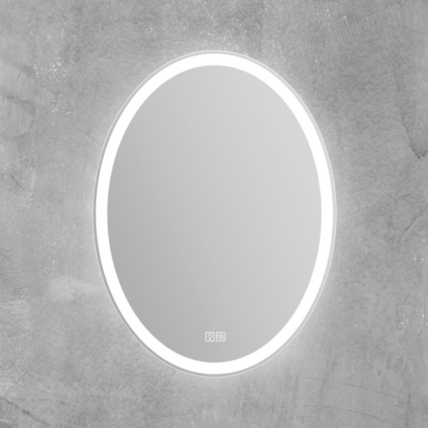 Фото зеркало с подсветкой belbagno 60 см spc-vst-600-800-led-tch-warm