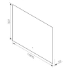 Фото зеркало с led подсветкой am.pm x-joy  100 см m85mox11001s
