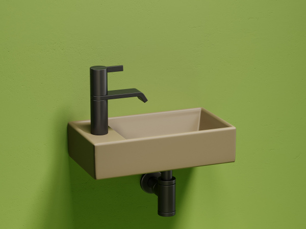 Фото раковина подвесная ceramicanova element 41.7 см, цвет: капучино cn6051rmc