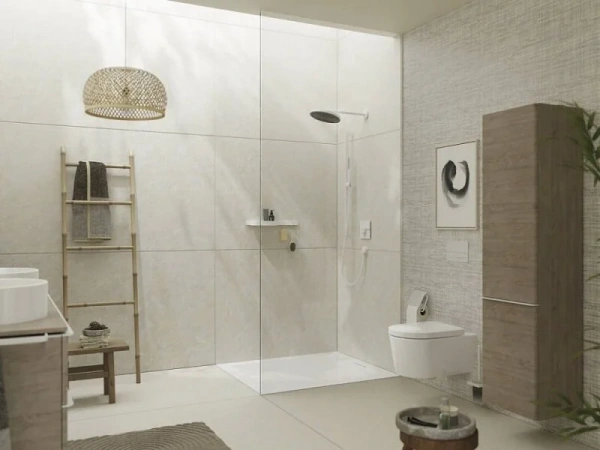 Фото термостатический смеситель для душа hansgrohe shower select comfort e 15572700_vstv