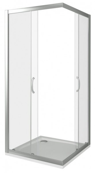 Фото душевое ограждение good door infinity cr-80-c-ch 80 см ин00014