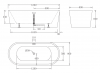 Фото акриловая ванна belbagno 180x80 см bb71-1800-w0