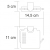 Фото держатель для туалетной бумаги wasserkraft kammel k-8325
