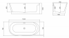 Фото акриловая ванна belbagno bb410-1500-780-r 150x78 см
