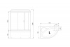 Фото душевая кабина royal bath alp rb140alp-t-l 140x95 см