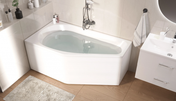 Фото акриловая ванна 1marka deep 150x80 см l