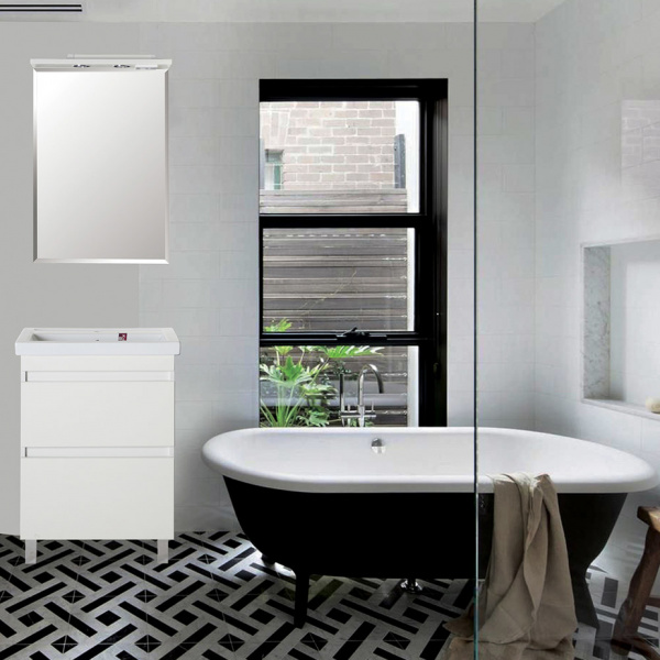 Фото тумба под раковину асб-мебель коста 80 см 11495