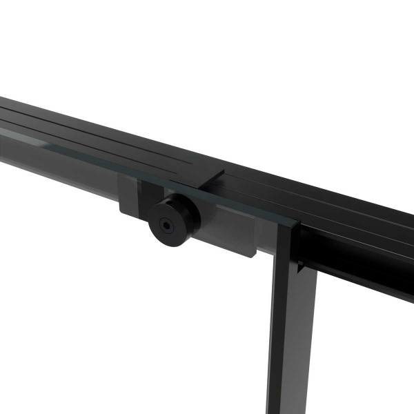 Фото душевое ограждение vincea slim soft 90x140 см  vsr-1ss9014clb