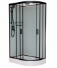 Фото душевая кабина frank f412 l/r black 110x80 см 214214
