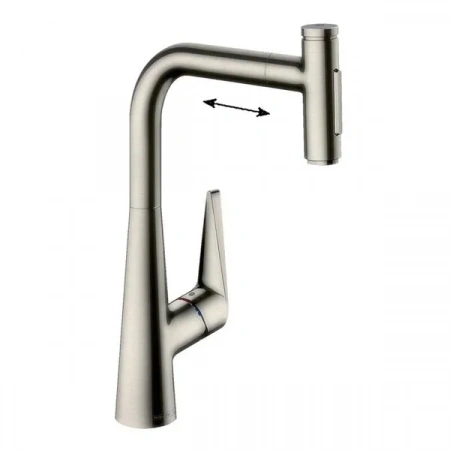 Фото смеситель для кухонной мойки hansgrohe talis select 73867800