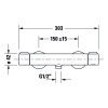 Фото смеситель для душа термостатический duravit wave wa4220000c10