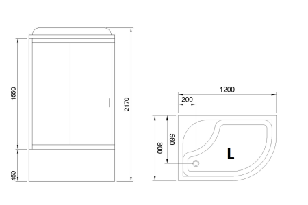 Фото душевая кабина royal bath bk rb8120bk1-m-l 120x80 см
