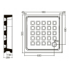 Фото поддон kerasan retro 90x90 см 133801