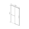 Фото душевая дверь vincea slim soft 120 см vds-1ss120cl
