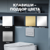 Фото клавиша смыва abber ac0123ng никель